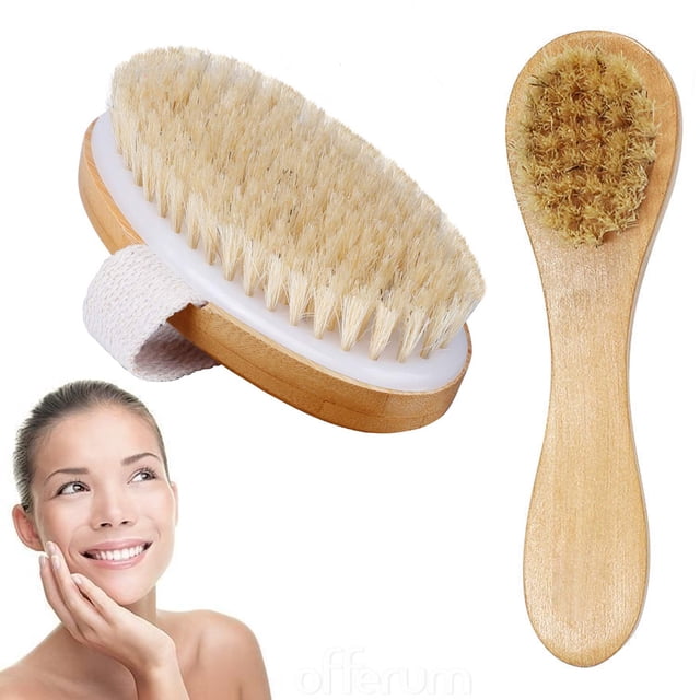 Set Cepillo Facial Y Cepillo Corporal Ovalado Exfolia UNIVERSOENLINEA.COM