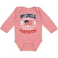 thumbnail image 3 of Inktastic My Uncle is a Firefighter Nephew Boys or Girls Long Sleeve Baby Bodysuit, 3 of 5