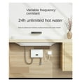 thumbnail image 4 of Chauffe-eau Électrique Instantané Sans Réservoir avec Panneau Tactile Télécommande pour Accessoire de Cuisine Salle de Bain, 4 of 7