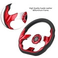 thumbnail image 1 of Suede Leather Steering Wheel, Drifting Steering Wheel, Latest Carbon Fiber For Car For Racing Car, 1 of 8