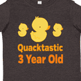 thumbnail image 4 of Inktastic 3rd Birthday Duck Quacktastic 3 Year Old Boys or Girls Toddler T-Shirt, 4 of 5