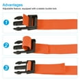 thumbnail image 4 of Unique Bargains Utility Strap with Buckle Adjustable Belt for Outdoor Bag Luggage Packing Orange, 4 of 5