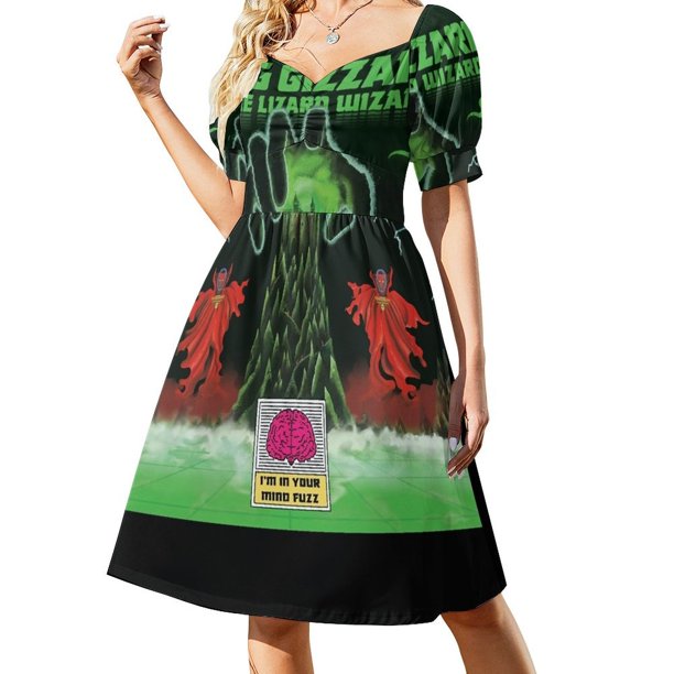 King Gizzard & the Lizard Wizard - I&x27;m in Your Mind Fuzz Camiseta clásica Vestido de manga corta Ropa mujer vestidos largos