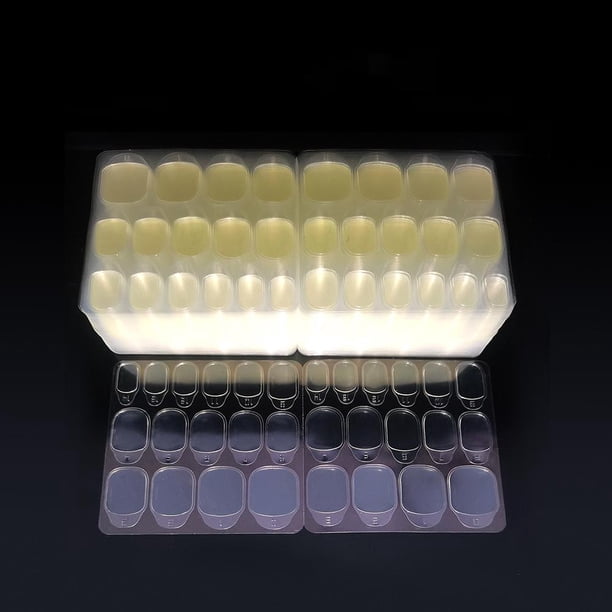 CAIROYAR Pegamento transparente para uñas, resistente al agua y respetuoso con el medio ambiente, no daña las uñas.
