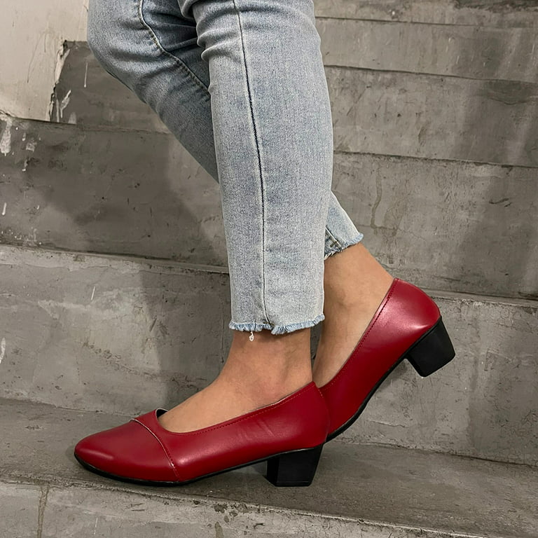 Yilirongyumm Women's Slip on High Heels