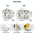 thumbnail image 4 of ALAZA Clear Cosmetic Bag Animal Birds Makeup Bags 2 Pcs Toiletry Case Waterproof Travel Organizer, 4 of 7