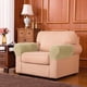thumbnail image 2 of Funda de Sillón de Terciopelo Antideslizante Subrtex 2pcs Arena, 2 of 6