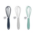 thumbnail image 3 of Mainstays 9.5" Silicone Whisk - Premium Kitchen Tool in Teal, Blue, and Grey, 3 of 4