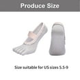 thumbnail image 5 of BYNNIX Pilates Socks Nonslip Socks Trainer Sports Socks Stylish Dance Socks Five Toe Socks for Stability and Comfortable, 5 of 14