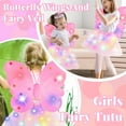 thumbnail image 6 of Style-Carry Princess Toys for Toddler Girls 3 4 5 6 Year Old, Princess Dress Up for Girls 3-6, Light Up Butterfly Wings Toddler Toys Age 2 3 4 5 Girls, 6 of 7