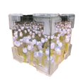 thumbnail image 3 of DIY Tulip Night Light LED Table Lamp for Bedroom, Handmade Simulation Flower Transparent Vase, Cube Artificial Flower Valentines Birthday Gifts for Women Girlfriend Wife, 3 of 5