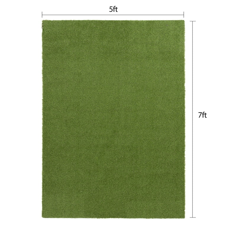 20x8.5cm 新品 レプリカ USマーシャル オリーブドラブxカーキ パッチ Mainstays 5x7 ft Green Faux Grass Outdoor Rug, All-Weather, Pet