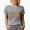Heather Grey, variant on New York, United States of America or USA State Themed, Groovy Retro Wavy Text Merch Gift, White T-Shirt, Medium