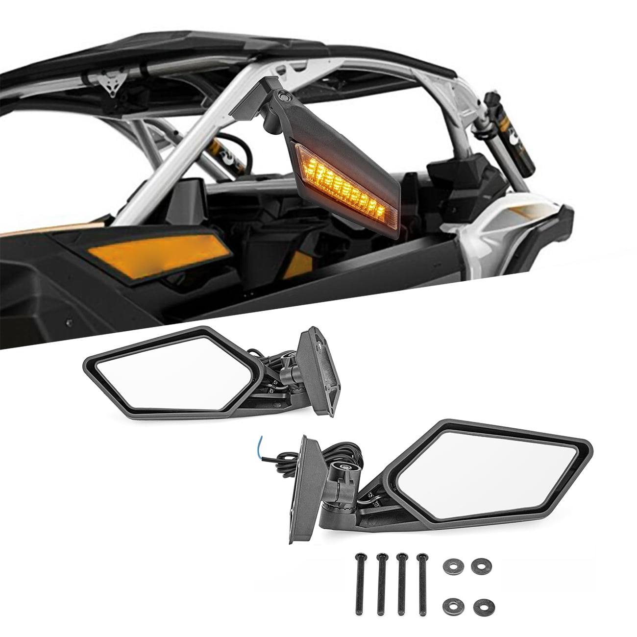 Phares LED longue portée + antibrouillard de Can-Am Maverick Trail 800