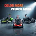 thumbnail image 4 of Aoemoe 48V Electric Go-Kart 1000W Brushless Speed Machine, 20 mph Top, 13" All-Terrain Tires, Tubular Steel Frame, 3-Step Lock, Hydraulic Disc Brake,Red, 4 of 8