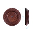 thumbnail image 3 of Labymos 4pcs/Set Upright Piano Caster Cups Coaster Solid Wood with Anti-slip EVA Pad, 3 of 7