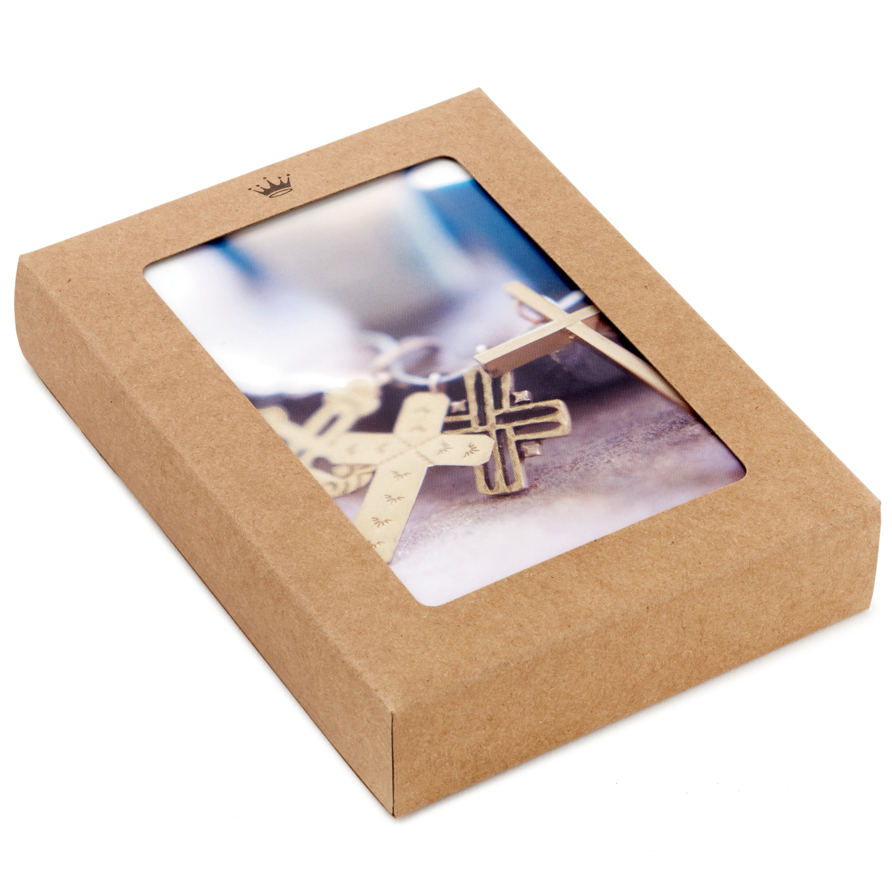 Hallmark Blank Note Cards, Crosses and Candles, 24 ct.