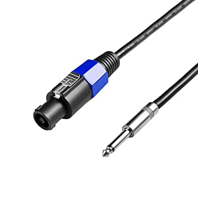 Mr. Dj CQSM50 50-Feet 1/4-Inch Male to Speakon Male Connector Professional Speaker Cable