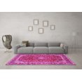 thumbnail image 3 of Ahgly Company Indoor Round Persian Pink Traditional Area Rugs, 5' Round, 3 of 4