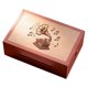 thumbnail image 2 of Caja de música de madera con manivela fácil de usar para San Valentín, Navidad y aniversario. Rosa caqui, 2 of 9