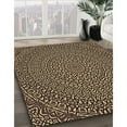 thumbnail image 3 of Ahgly Company Machine Washable Indoor Round Transitional Metallic Gold Area Rugs, 7' Round, 3 of 7