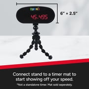 Rubik’s Cube, Mini Timer Display & Stand, Includes Case, Clear Display Device & Adjustable Stand for At-Home Speedcubing Practice, Brain Teaser Puzzle for Adults, Fidget Toy for Kids, Ages 8 & Up