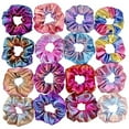 thumbnail image 5 of LEORX 5Pack Accessories Gradient Rainbow Hair Rings for Women Various Occasions, 5 of 8