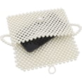 thumbnail image 5 of CAILDANL Amamcy Heart White Beaded Pearl Handbag Purse Vintage Pearl Clutch Pearl Bag Pearl Wrislet Mini Evening Bag for Party Wedding, 5 of 9