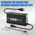 thumbnail image 5 of 12V 10A Smart Battery Charger LiFePO4 14.6V Charger Anderson Plug for Marine RV, 5 of 7
