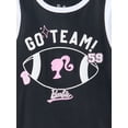 thumbnail image 3 of Barbie Girls Graphic Game Day Tee with. Short Sleeves, Sizes 4-16, 3 of 3