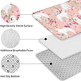 thumbnail image 5 of Great Pyrenees Dog and Pioneer Flower Bathroom Rugs Sets 3 Piece,Toilet Cover Set,Absorbent Non Slip Bathroom Mats Sets with U-Shaped Contour Rug Toilet Rug Set, 5 of 5