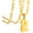 Gold 2 Gold, variant on Personalized Jersey Number Necklaces for Mens,Athletes Stainless Steel Sport Number Pendant Chain for Mens Baseball/Basketball/Football Team Inspiration Jewelry with Gifts