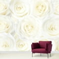 thumbnail image 3 of wall26 - Creamy and Soft Rose Pattern, Pastel - Wall Mural, Removable Sticker, Home Decor - 100x144 inches, 3 of 6
