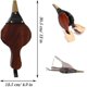 thumbnail image 2 of Fireplace Bellows,wood Fire Blower,fireplace Bellows,wooden Fire Bellows,with Strap,for Bbq, 2 of 5