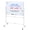 Silver, variant on Rolling Dry Erase Board, 40 x 28 Inch Large Magnetic Mobile Standing Whiteboard, Height Adjustable Double Sided Easel Style White Board with Stand for Office, Classroom & Home