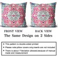 Boho Throw Pillow Covers 16x16 inch Set of 2 Monaco Rug Carpet Double