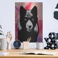 thumbnail image 6 of Luxe Metal Art 'Wolf' by Giuseppe Cristiano, Metal Wall Art, 12"x16", 6 of 9