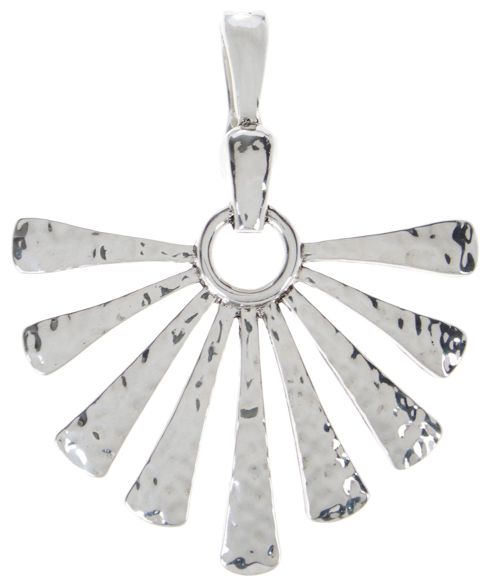 Wearable Art Wearable Art By Roman Hammered Sunray Pendant One Size