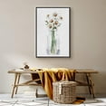 thumbnail image 3 of wall26 Framed Canvas Wall Art A Bouquet of White Daisies Flower in a Glass Botanical Plants Watercolor Abstract Modern Relax/Calm Pastel for Living Room, Bedroom, Office - 16x24 inches, 3 of 4