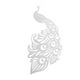 thumbnail image 1 of 50pcs Pearlescent Bird Glass Place Cards Table Name Cards Decoración de Blanco, 1 of 9