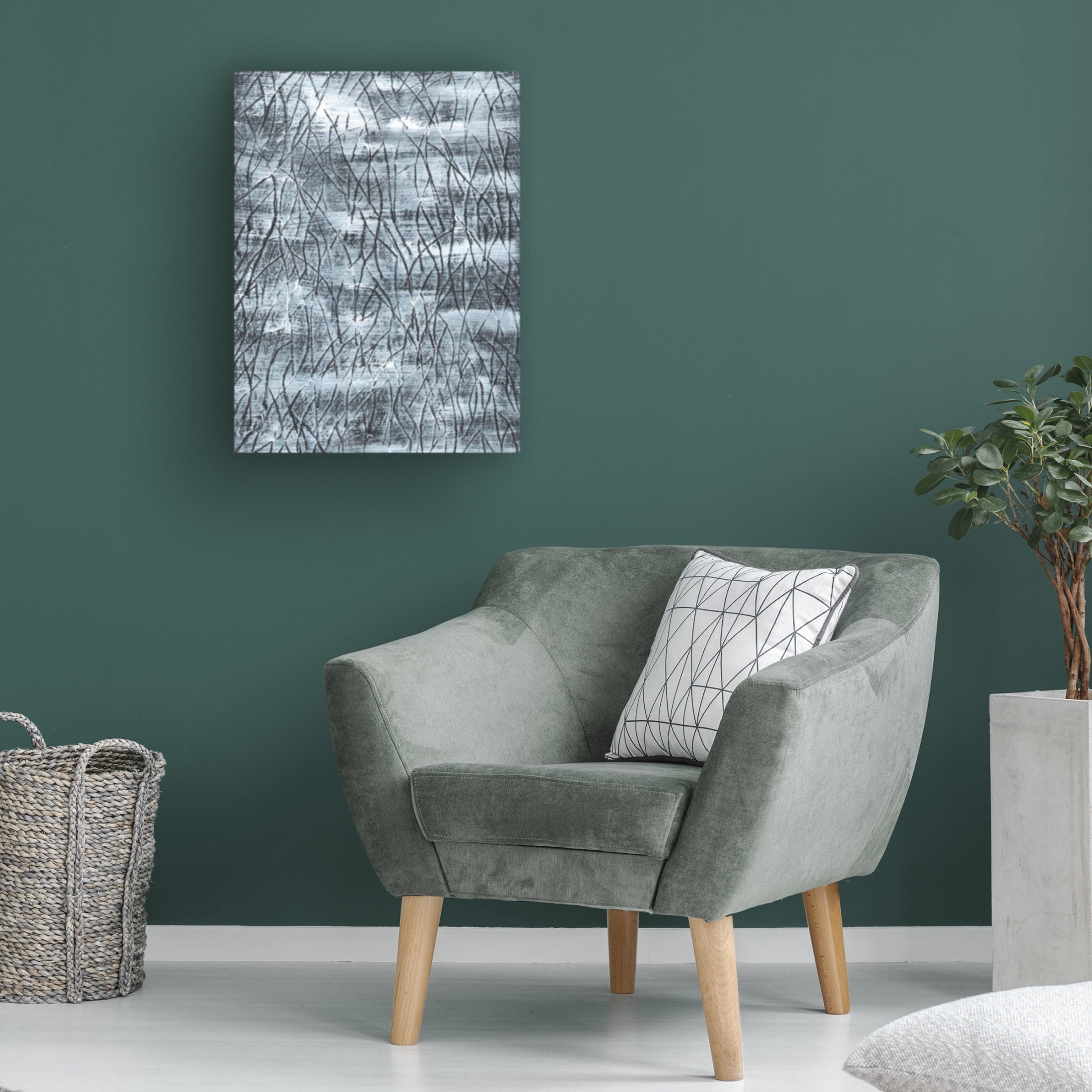 Canvas Wall Art - Maliq 'In The Woods' Wall Art for Living Room, Bedroom, or Office Décor by Trademark Fine Art - 35 x 47 Inches