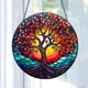 thumbnail image 4 of Atrapasueños acrílico Wdftyju Hillside Tree of Life Panel Sun Catchers decoración colgante de pared, 4 of 9
