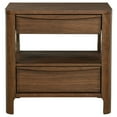thumbnail image 3 of Maderia 2-drawer Nightstand Bedside Table Walnut, 3 of 13