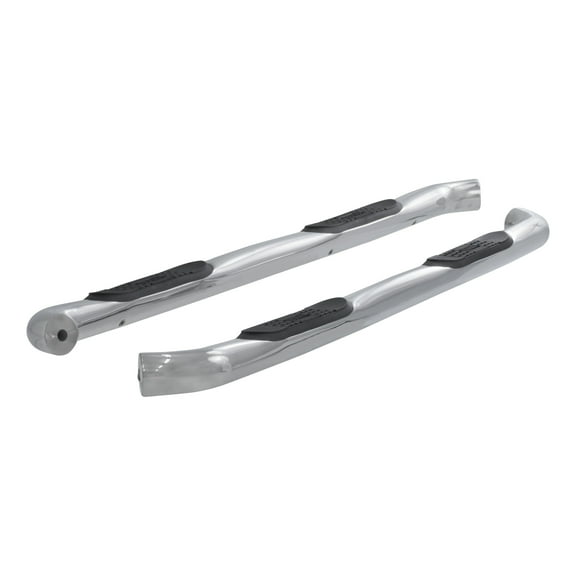 ARIES 203043-2 3-Inch Round Polished Stainless Steel Nerf Bars, No-Drill, Select Ford F-150, F-250, F-350 Super Duty Fits select: 2019 FORD F150 SUPERCREW, 2015-2018 FORD F150