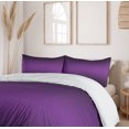 thumbnail image 6 of Ambesonne Ombre Duvet Cover Set, Cinema Curtain Design, 2-Calking, Purple, 6 of 7