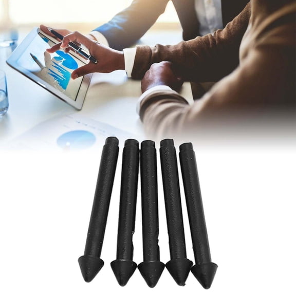 Pro Tablet Stylus Pen Tips Sensitive Accurate Fine Glossy Tip Tablet Replacement Tips 5Pcs Black 2H for Pro 7 6 5 4 Book Studio
