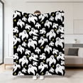 thumbnail image 5 of Aoznliie Halloween Blanket, Helloween Decor Plaid Throw Blanket with Ghost Bat Pumpkin Print, Soft Warm Fall Blanket for Couch Bed,52×40 in (S-3XL), 5 of 10