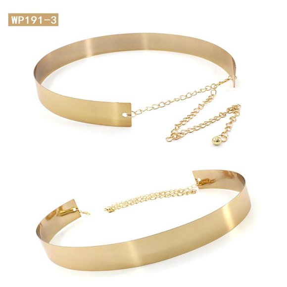 Metal Belt for Women Fashion Vintage Metal Belt Mirror Decoration Belt Mirror Decoration Dress Belt Metal Dress Belt Clothing Accessories for Party