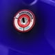 thumbnail image 4 of Embellecedor de la cubierta del anillo luminoso del botón de arranque y parada del coche, embellecedor de la cubierta del orificio de la llave circular embellecedor de la cubierta(Rojo), 4 of 5