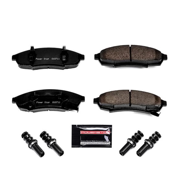 Power Stop Z23-376 Z23 Evolution Sport Carbon Fiber-Ceramic Brake Pad -Front